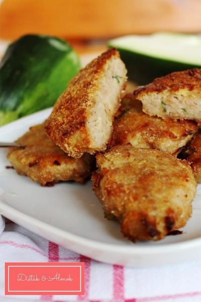 sütőben sült cukkinis fasírt szénhidrát diéta cukorbetegség inzulinrezisztencia