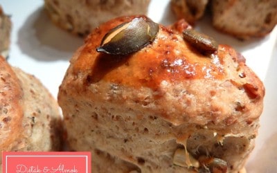 Vendégváró tökmagos-juhtúrós pogácsák