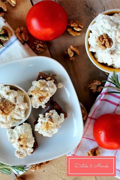 túró krém diós rozmaringos szénhidrát diéta cukorbetegség inzulinrezisztencia 