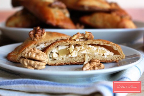 almás túrós párna desszert szénhidrát diéta cukorbetegség inzulinrezisztencia