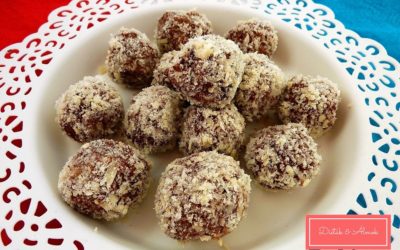 Villámgyors fűszeres mandulagolyók almával