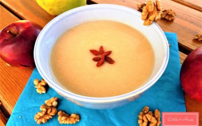 Fűszeres-mandulás birsalmaleves