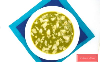 Pirított mandulás brokkolileves