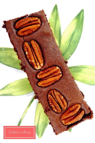 pekándiós brownie desszert szénhidrát diéta cukorbetegség inzulinrezisztencia