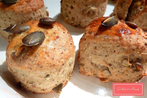 tökmagos juhtúrós pogácsa szénhidrát diéta cukorbetegség inzulinrezisztencia