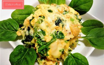 Sajtos-spenótos-rukkolás tojás, vacsora 10 perc alatt