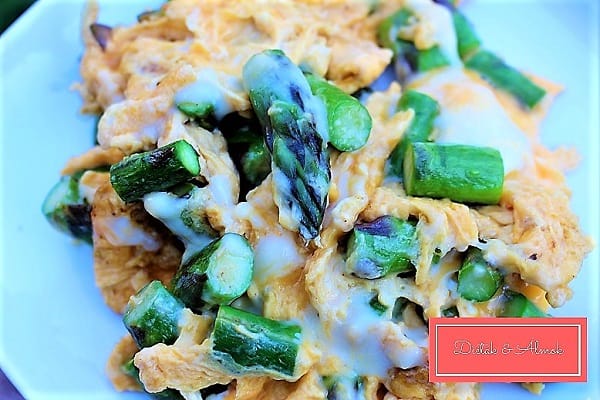 spárgás sajtos tojáslepény rántotta szénhidrát diéta cukorbetegség inzulinrezisztencia 