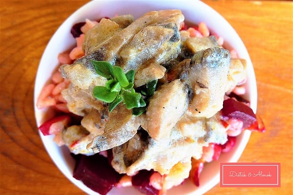 gombás csirke céklás bulgurral szénhidrát diéta cukorbetegség inzulinrezisztencia 