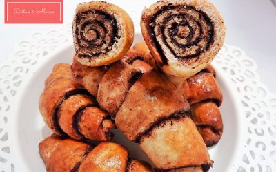 Isteni teljes kiőrlésű csokis kiflik